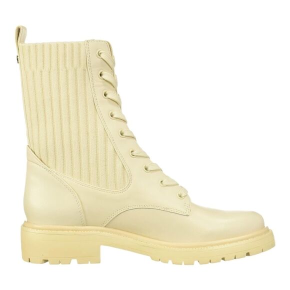 Sam Edelman Lydell Ivory Combat Boots 8.5 New - Picture 4 of 8